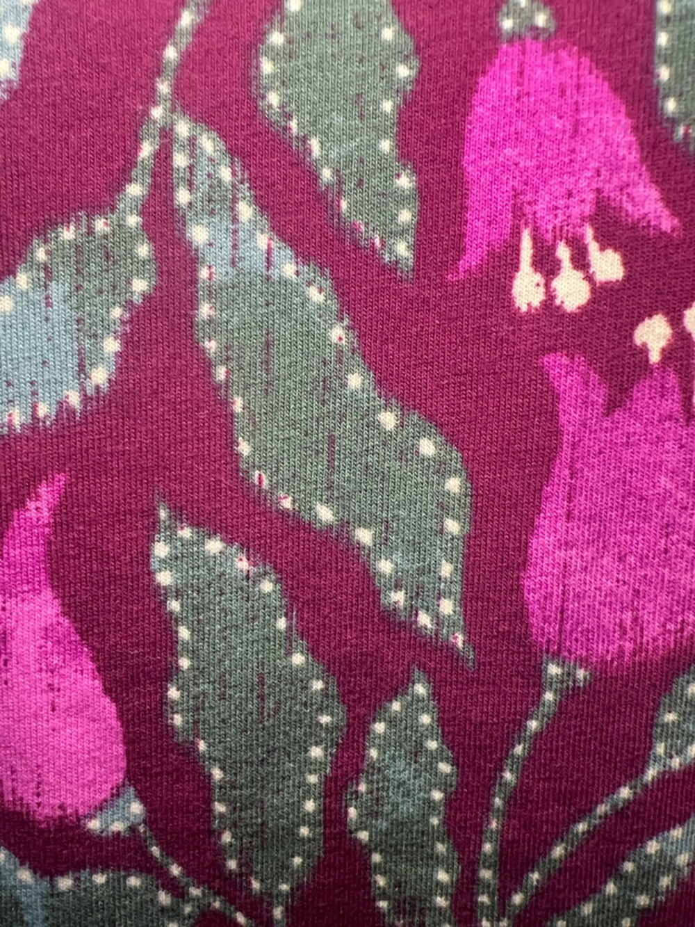 Ann Taylor Factory Floral Flutter Sleeve Blouse Pink Green XL Boho Summer - Picture 5 of 11